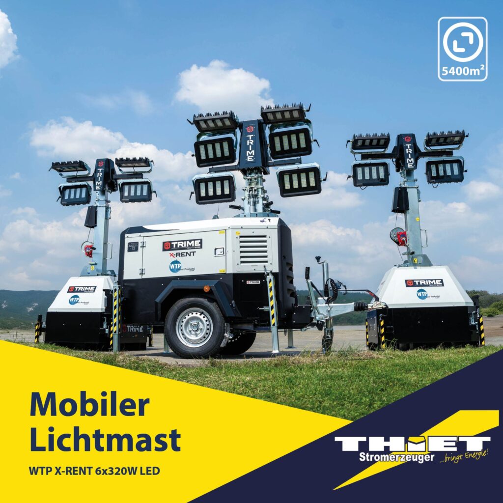 Mobiler Lichtmast