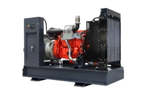 275 kVA FOGO Stationärer Stromerzeuger. Stromerzeuger für den gebraucht als Notstromanlage. Stromerzeuger ohne Haube.