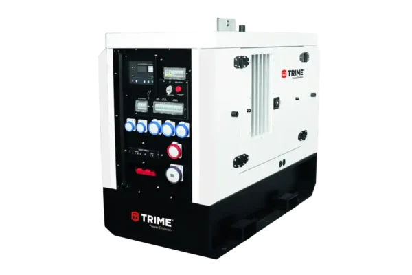 Mobiler Diesel Stromerzeuger der Firma Trime aus Italien. StageV Zertifiziert. 30kVA Stromerzeuger