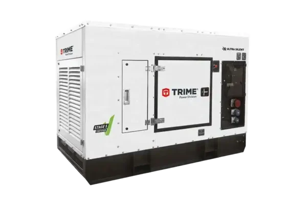 Mobiler Diesel Stromerzeuger der Firma Trime aus Italien. StageV Zertifiziert. 32kVA Stromerzeuger