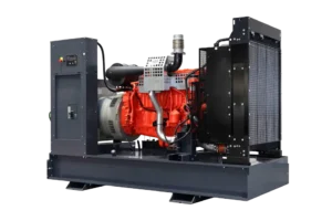 410 kVA FOGO Stationärer Stromerzeuger. Stromerzeuger für den gebraucht als Notstromanlage. Stromerzeuger ohne Haube.