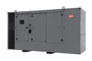 660 kVA FOGO Stationärer Stromerzeuger. Stromerzeuger für den gebraucht als Notstromanlage. Stromerzeuger mit Haube für die Geräuschisolation