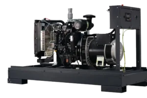 80 kVA FOGO Stationärer Stromerzeuger. Stromerzeuger für den gebraucht als Notstromanlage. Stromerzeuger ohne Haube.