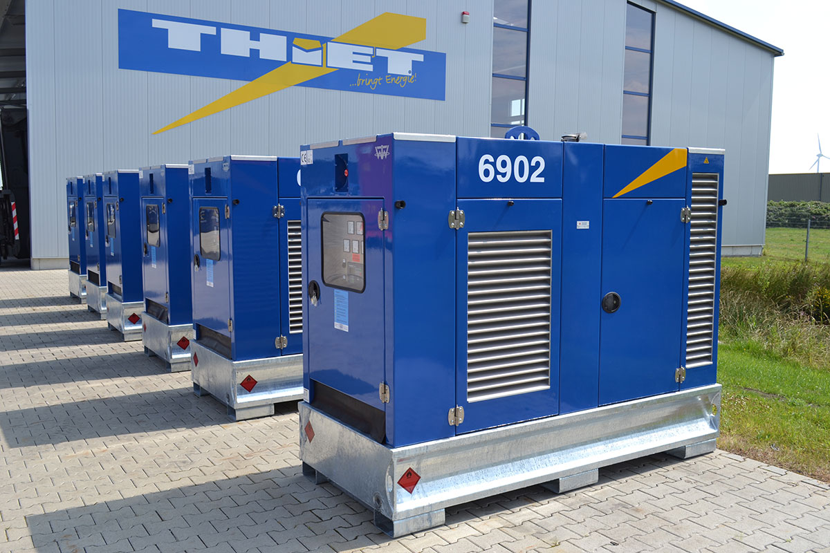 Diesel Stromerzeuger 35 kVA - Thiet - Verkauf und Vermietung von  Stromerzeugern, Lichtmasten und mehr